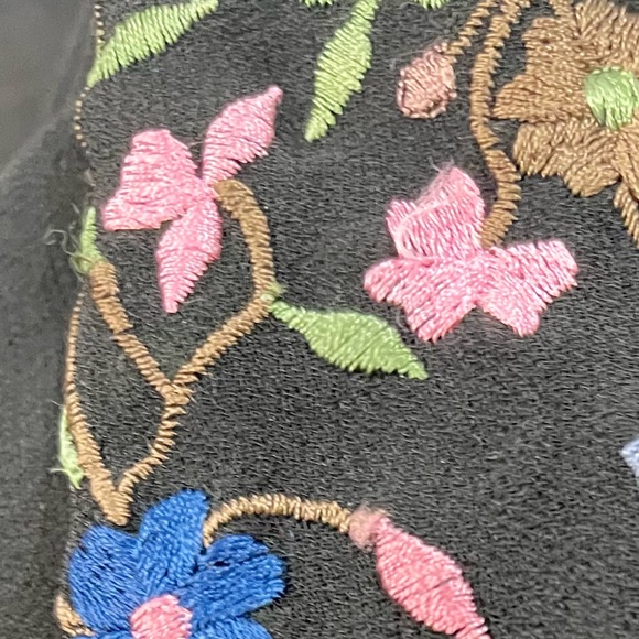 Vintage Betsey Johnson sheer top with embroidery - Picture 3 of 8